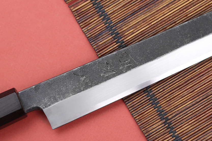 Hatsukokoro Shirasagi 27 cm sakimaru japansk håndlaget kniv med ibenholtskaft