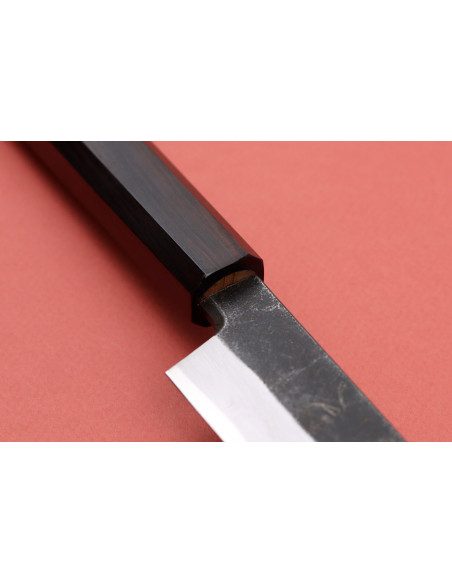 Hatsukokoro kiritsuke 30cm yanagiba mes Shirasagi ebbenhouten handvat japans handwerk