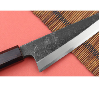Hatsukokoro Shirasagi 15cm japanilainen honesuki veitsi, jossa eebenpuu kahva 2