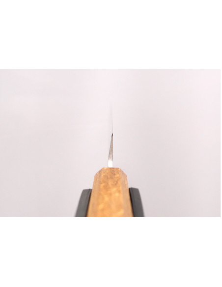 Tsunehisa AUS-8 27cm cuchillo japonés artesanal yanagiba con mango de roble