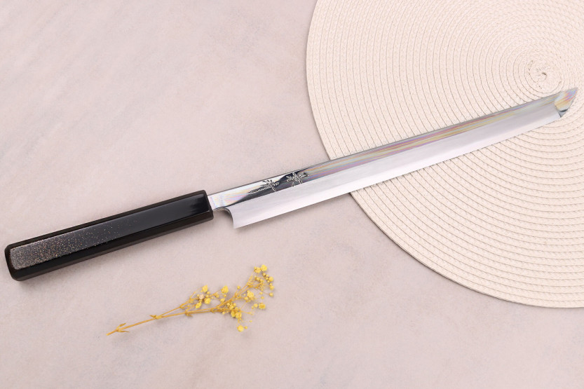 Kagekiyo Hirame VG10 30cm sakimaru coltello giapponese fatto a mano