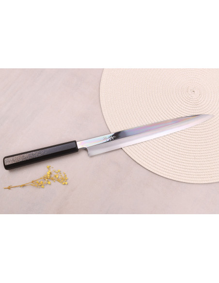 Yanagiba-Messer 27cm japanisch handgefertigt Kagekiyo Hirame VG10