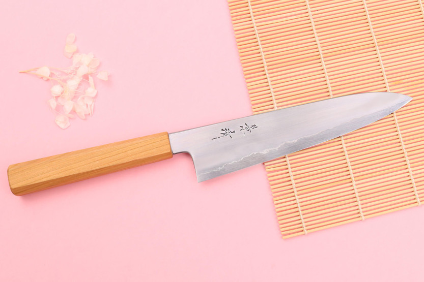 Faca de cozinha tradicional japonesa Kagekiyo Sakura Ginsan 21cm