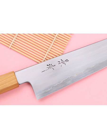 Kagekiyo Sakura Ginsan 21cm cuchillo de chef japonés hecho a mano