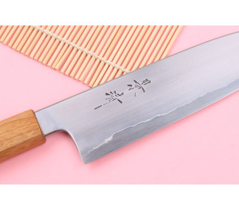 Kagekiyo Sakura Ginsan 18cm käsintehty japanilainen santoku veitsi 2