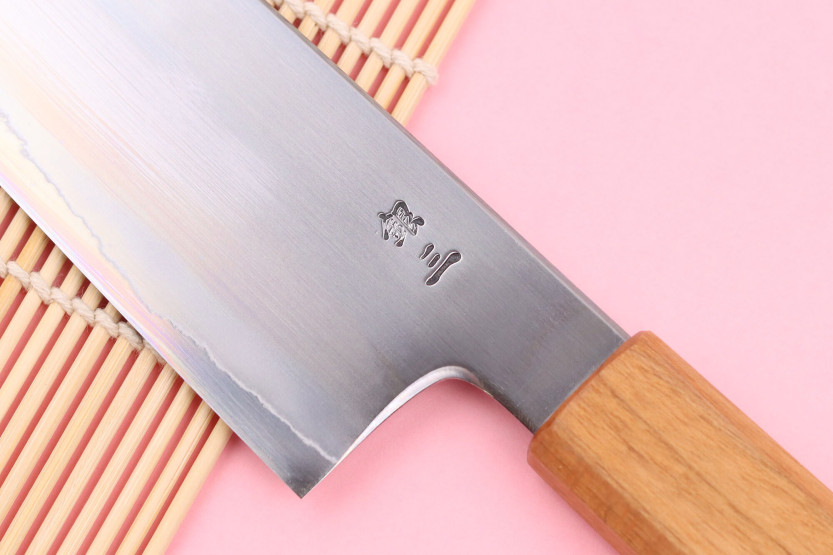 Kagekiyo Sakura Ginsan 18cm handgemaakt Japans santoku mes