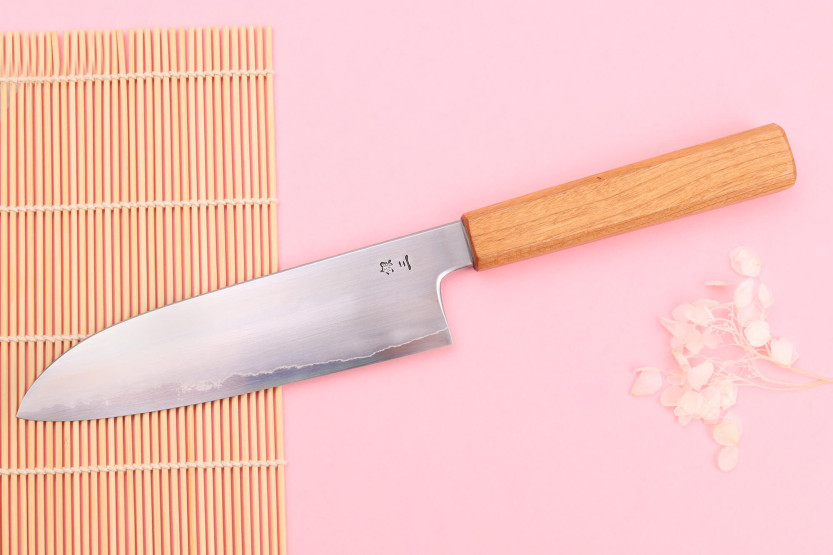 Kagekiyo Sakura Ginsan 18 cm håndlavet japansk santoku-kniv