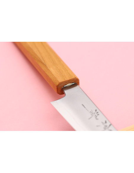 Faca utilitária tradicional japonesa Kagekiyo Ginsan Sakura 15cm