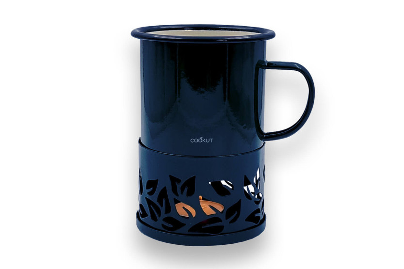 Tazza da tè con candela blu Cookut Sixtea