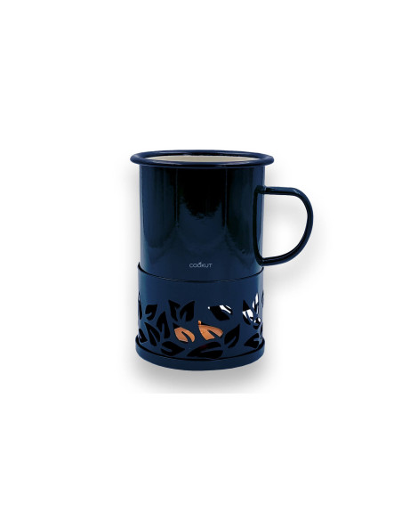 Tazza da tè con candela blu Cookut Sixtea