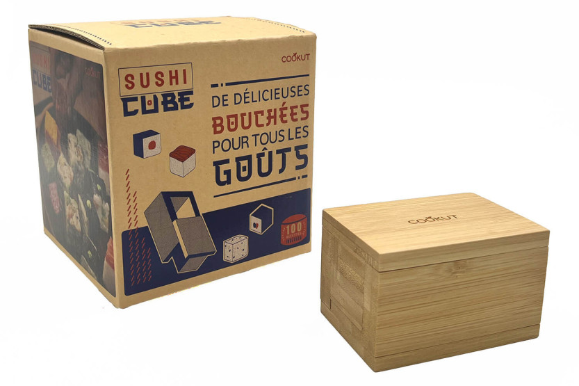 Cubo di sushi Cookut + libretto di 100 ricette