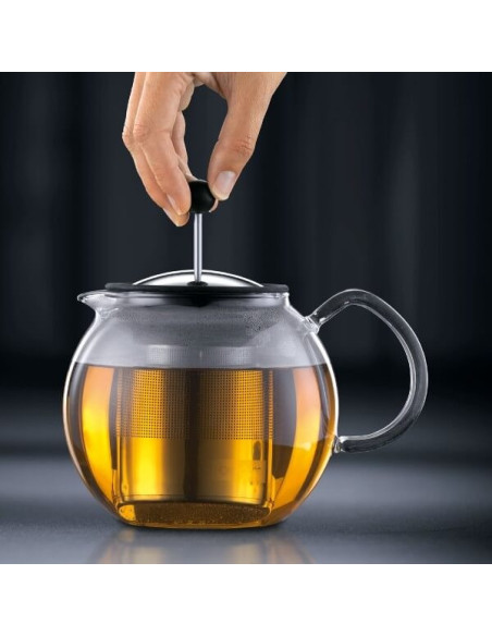Bodum Assam plunger tekanna med filter i rostfritt stål - 1,5L 12 koppar