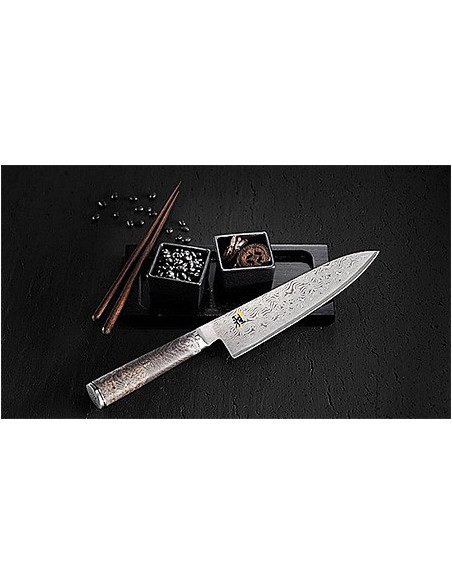 Gyuto Miyabi 5000MCD67 cuchillo japonés 24cm 132 capas damasco