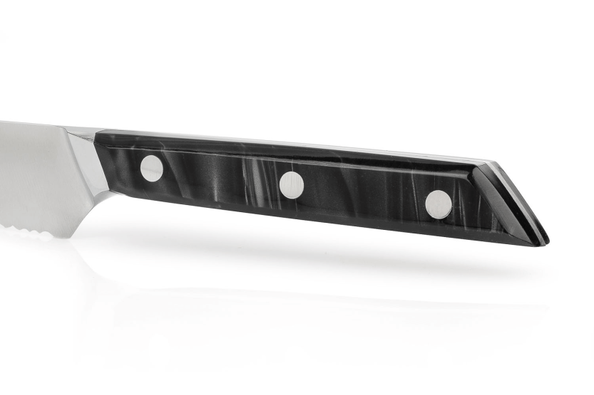 Cuchillo para pan Arcos Eclipse 20cm hoja dentada mango acrílico negro nacarado
