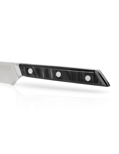 Arcos Eclipse Brotmesser mit gezackter Klinge 20cm Acrylgriff Perlmuttschwarz