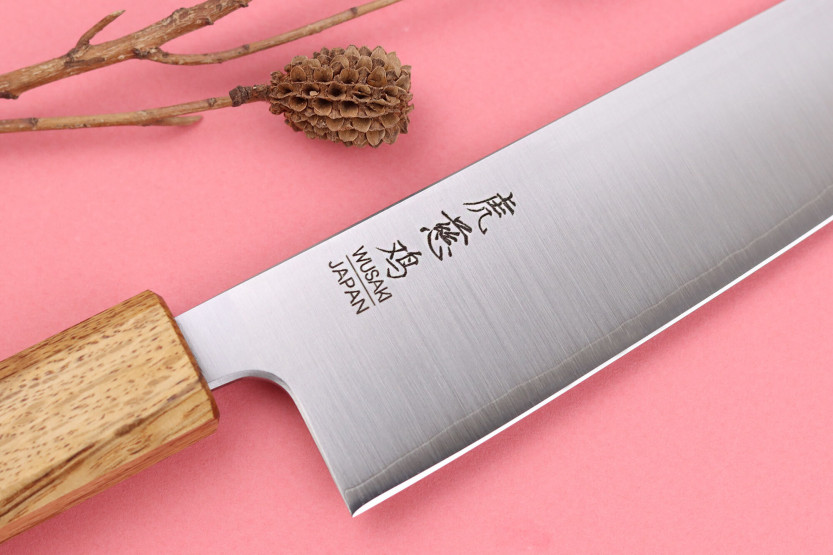 Faca bunka japonesa Wusaki Migaki G3 16,5cm feita à mão