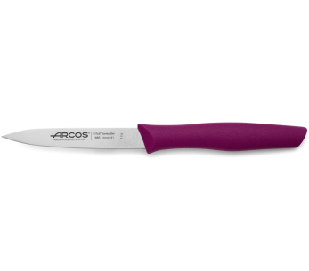 Faca para aparar Arcos Nova 10cm cabo fúcsia