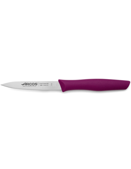 Arcos Nova-skærekniv 10 cm med fuchsia-håndtag