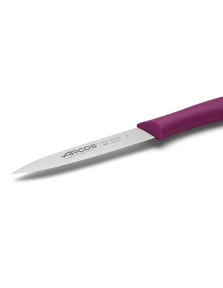 Arcos Nova-skærekniv 10 cm med fuchsia-håndtag