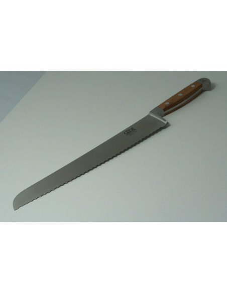 Faca para pão Güde Alpha Poire 32cm em aço forjado