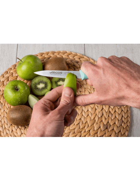 Cuchillo Arcos Nova 10cm con mango verde menta
