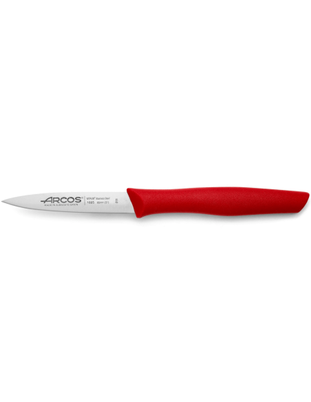 Faca de aparar Arcos Nova 8,5cm cabo vermelho