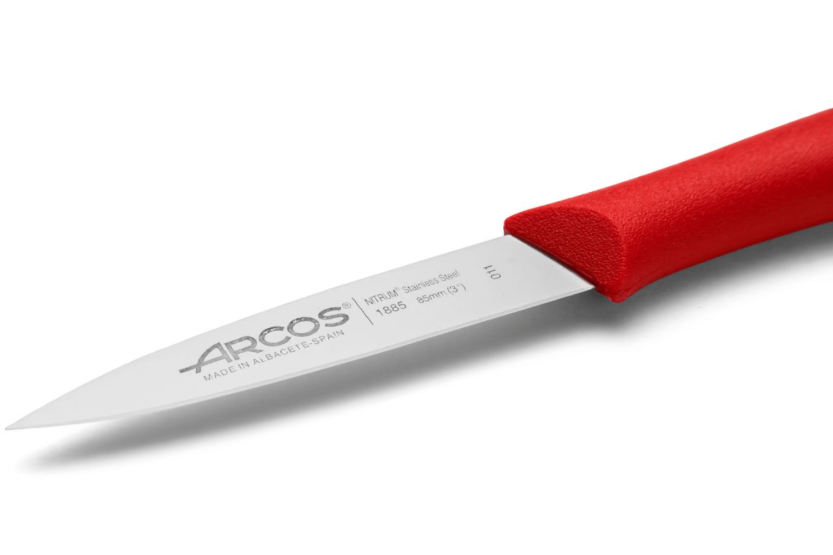 Arcos Nova skalkniv 8,5cm rött skaft