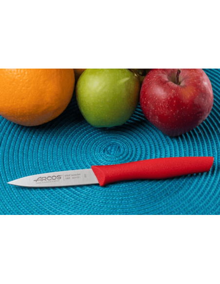 Arcos Nova coltello spelucchino 8,5 cm manico rosso