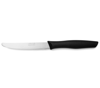 Arcos Nova bordskniv 11cm tandat blad svart handtag