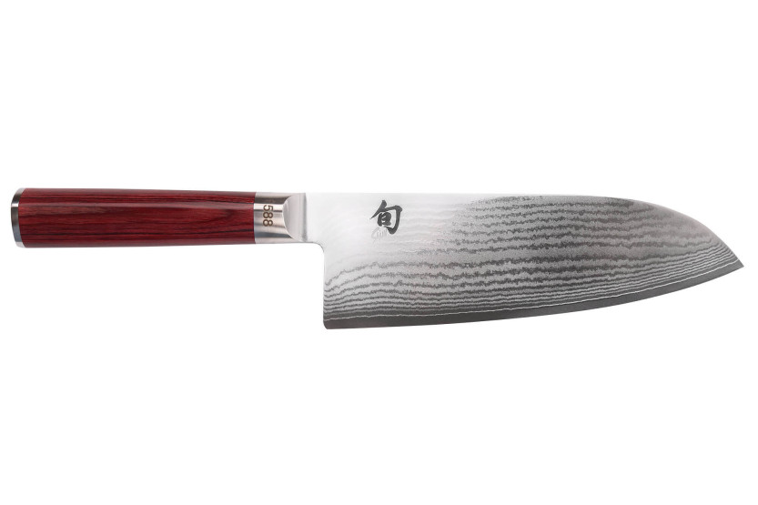 Kai Shun Classic santoku-kniv Rød begrenset serie 19 cm blad