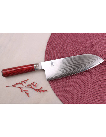 Kai Shun Classic Santokumesser Limited Series Red Klinge 19cm