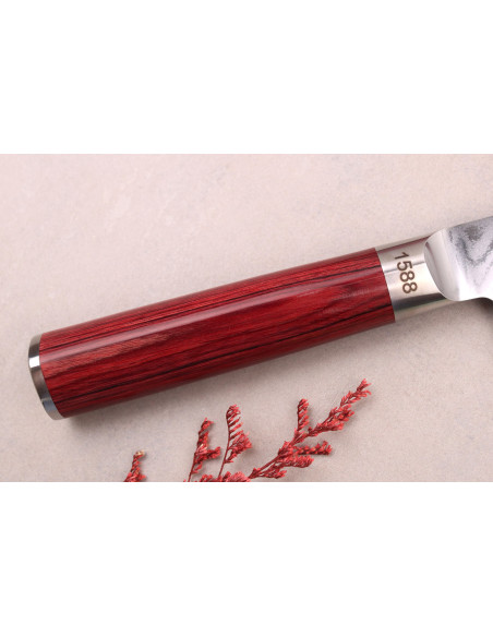 Kai Shun Classic santokukniv Röd begränsad serie 19cm blad
