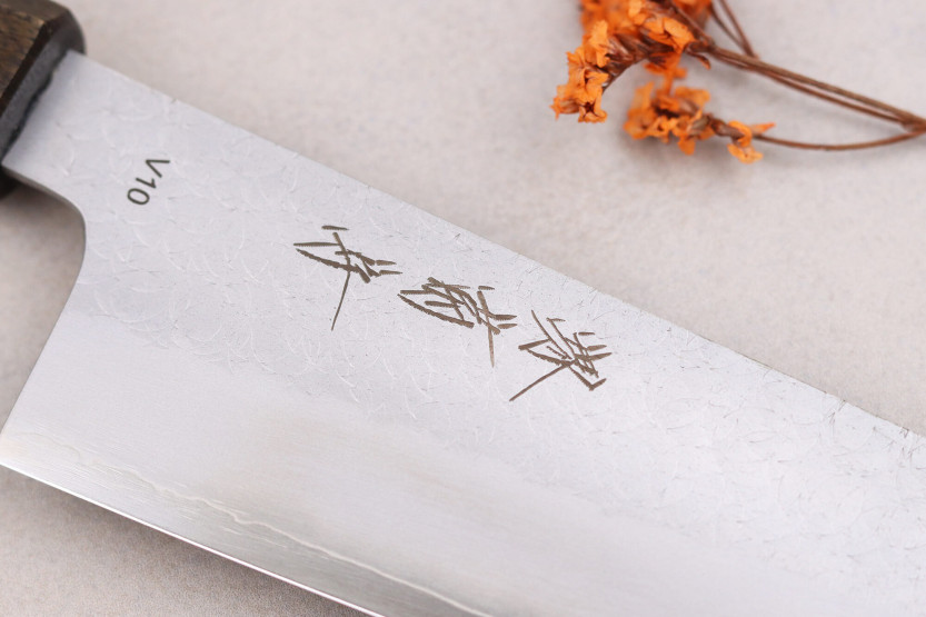 Faca bunka japonesa Sakai Kikumori TS10 16,5cm em carvalho preto