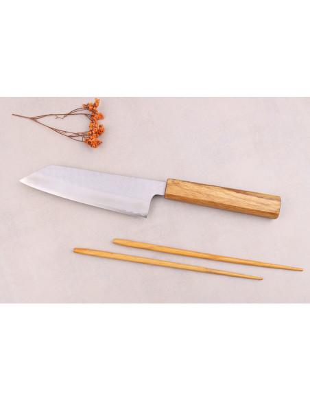 16,5 cm Sakai Kikumori TS10 coltello bunka in quercia, fatto a mano in Giappone