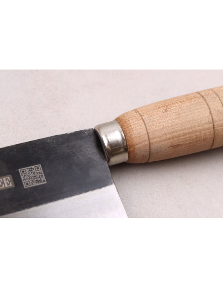 Faca ko-bunka CCK Kurouchi 15cm em aço carbono com cabo de madeira