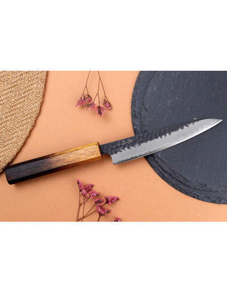 Yuzo Black AS burnt oak 13.5cm japanese craft utility knife