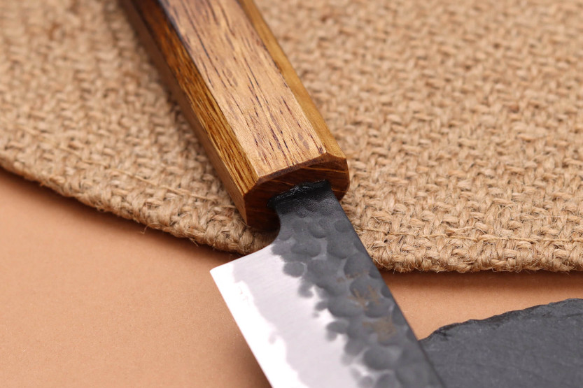 Yuzo Black AS burnt oak 13.5cm japanese craft utility knife