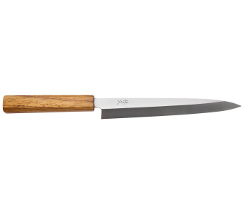 Tsunehisa AUS-8 21cm Japanilainen käsityöläisveitsi, jossa on tammikahvainen yanagiba-veitsi