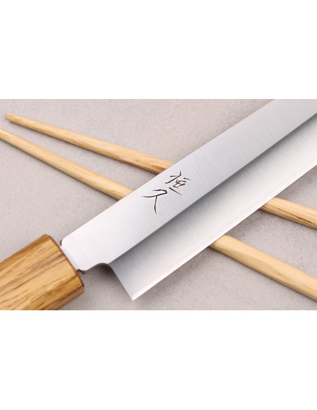 Tsunehisa AUS-8 21 cm coltello giapponese yanagiba fatto a mano con manico in quercia