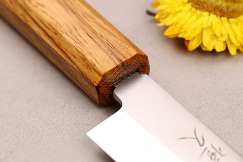 Tsunehisa AUS-8 21cm Japanese craft yanagiba knife with oak handle