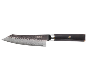 VG10 Fukito Damasco Ébano 15cm cuchillo kiritsuke