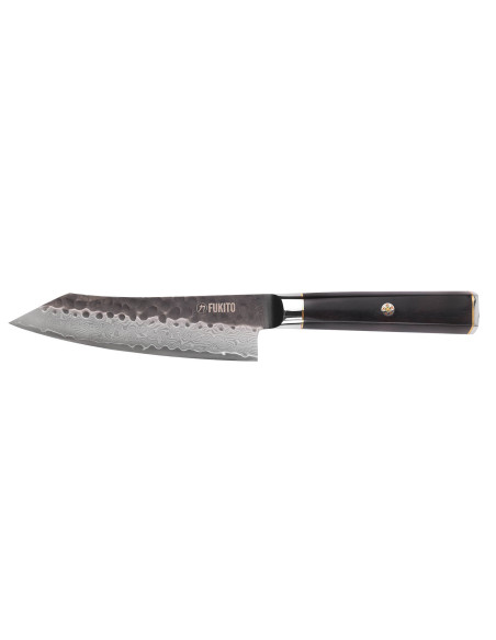 VG10 kiritsuke knife 15cm Fukito Ebony Damascus