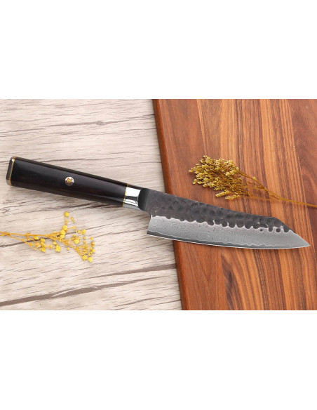 VG10 Fukito Ebano Damasco 15cm coltello kiritsuke