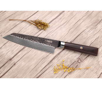 Faca kiritsuke VG10 Fukito Ebony Damascus 17cm 2