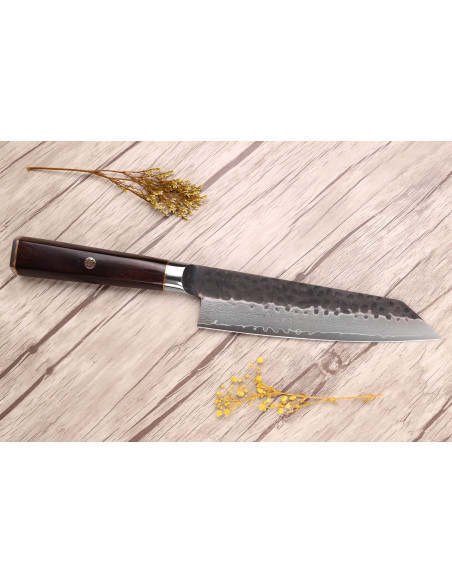 VG10 kiritsuke knife 17cm Fukito Ebony Damascus