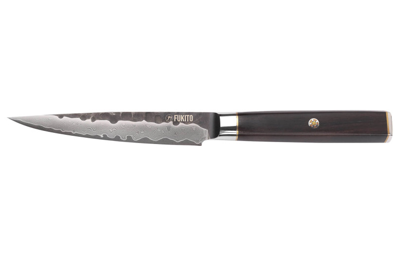 Messerset 3 Fukito Damast-Ebenholzmesser VG10 Chef + Universal + Office