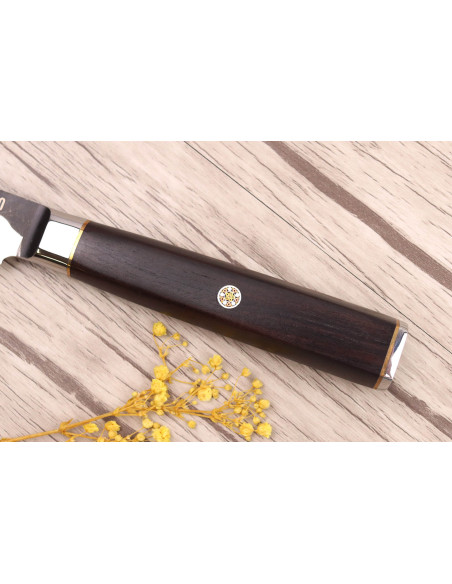 Messerset 3 Fukito Damast-Ebenholzmesser VG10 Chef + Universal + Office