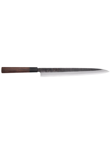 Hatsukokoro Shirasagi 33cm käsintehty japanilainen yanagiba veitsi Wenge kahva