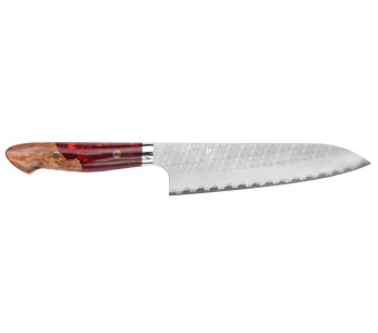 21 cm Nigara Hamono Migaki Tsuchime SG2 akrylhåndtag japansk håndværksmæssig kokkekniv