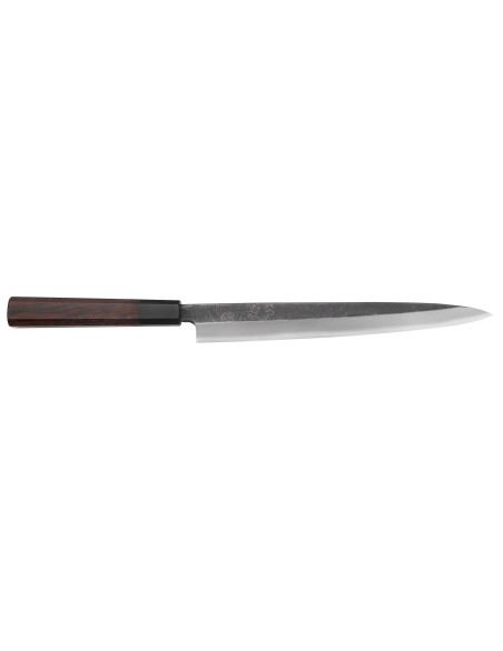 Hatsukokoro Shirasagi 27cm japanilainen käsintehty yanagiba veitsi Wenge kahva